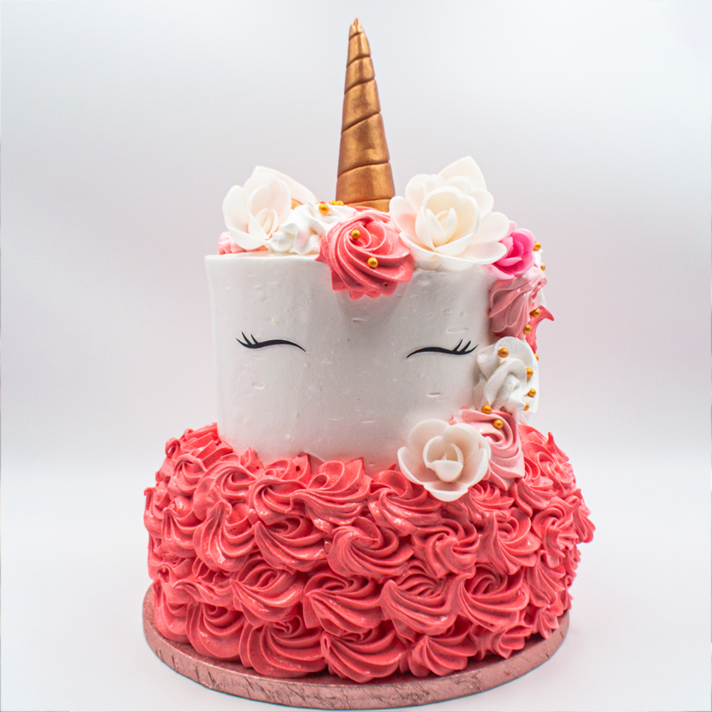 Gâteau glacé licorne