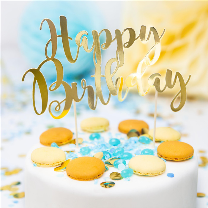 Déco gâteau "Happy birthday"
