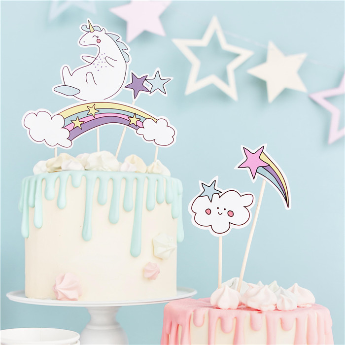 Déco gâteau "Licorne"