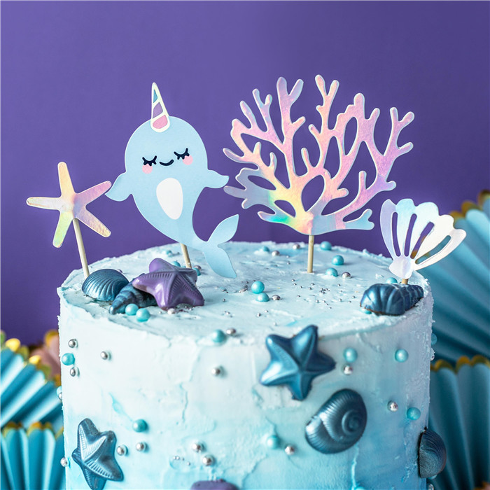 Déco gâteau "Sous la mer"