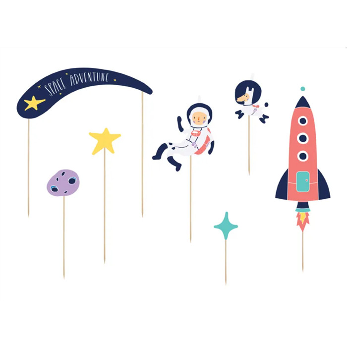 Déco gâteau "Space party"