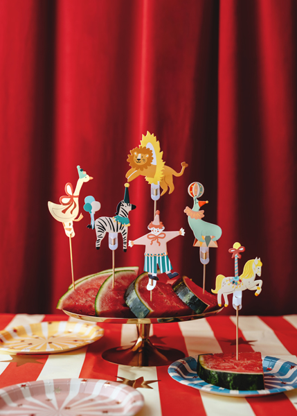 Déco gâteau "Cirque"