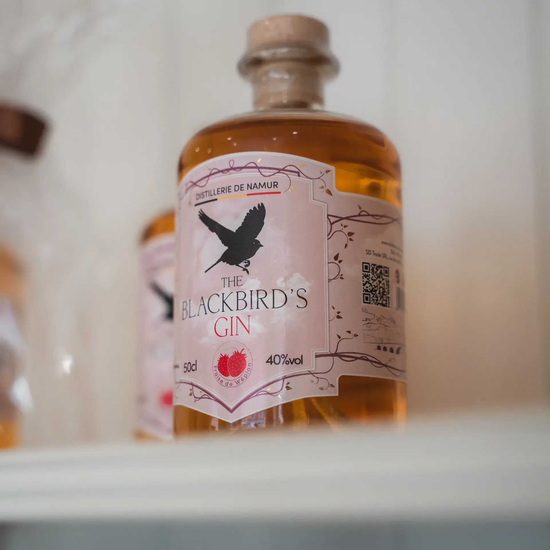 Gin Blackbird fraise de Wépion