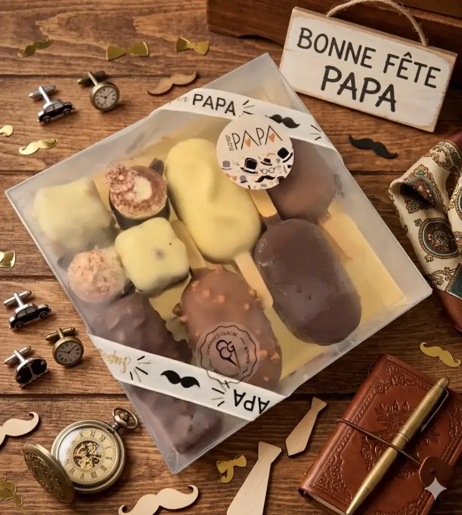 Coffret mixte de mignardises glacés